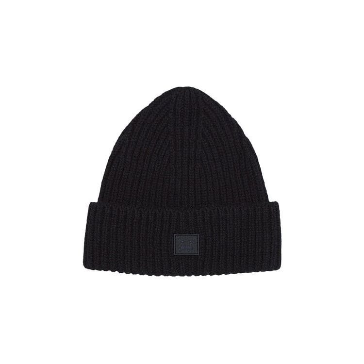 Acne Studios Kids Wool Knit Beanie Black