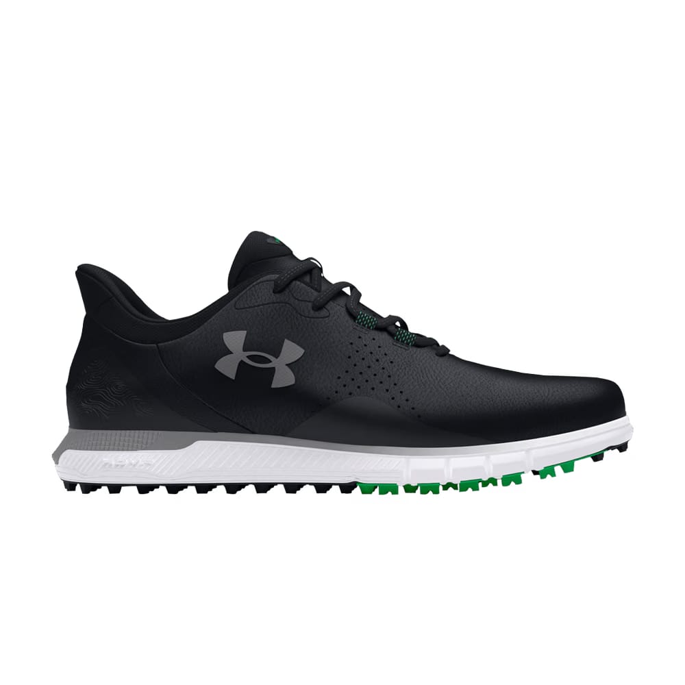 Under Armour HOVR Drive Fade Spikeless Golf Wide Black Green