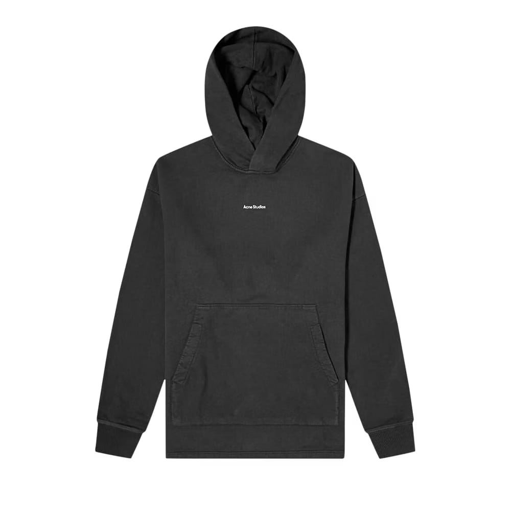 Acne Studios Logo Hoodie Black