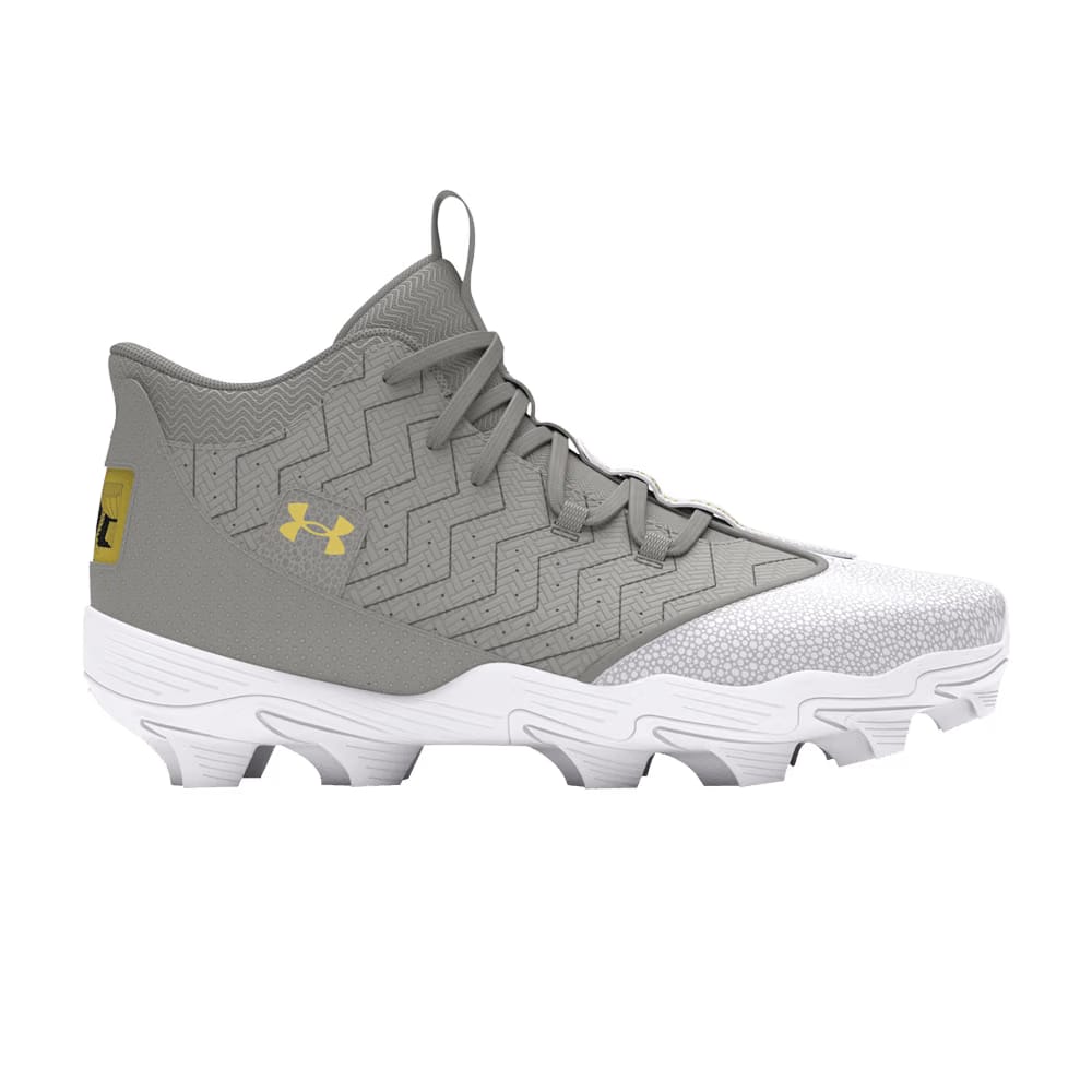 Under Armour Harper 9 RM Baseball Grey Metallic Gold