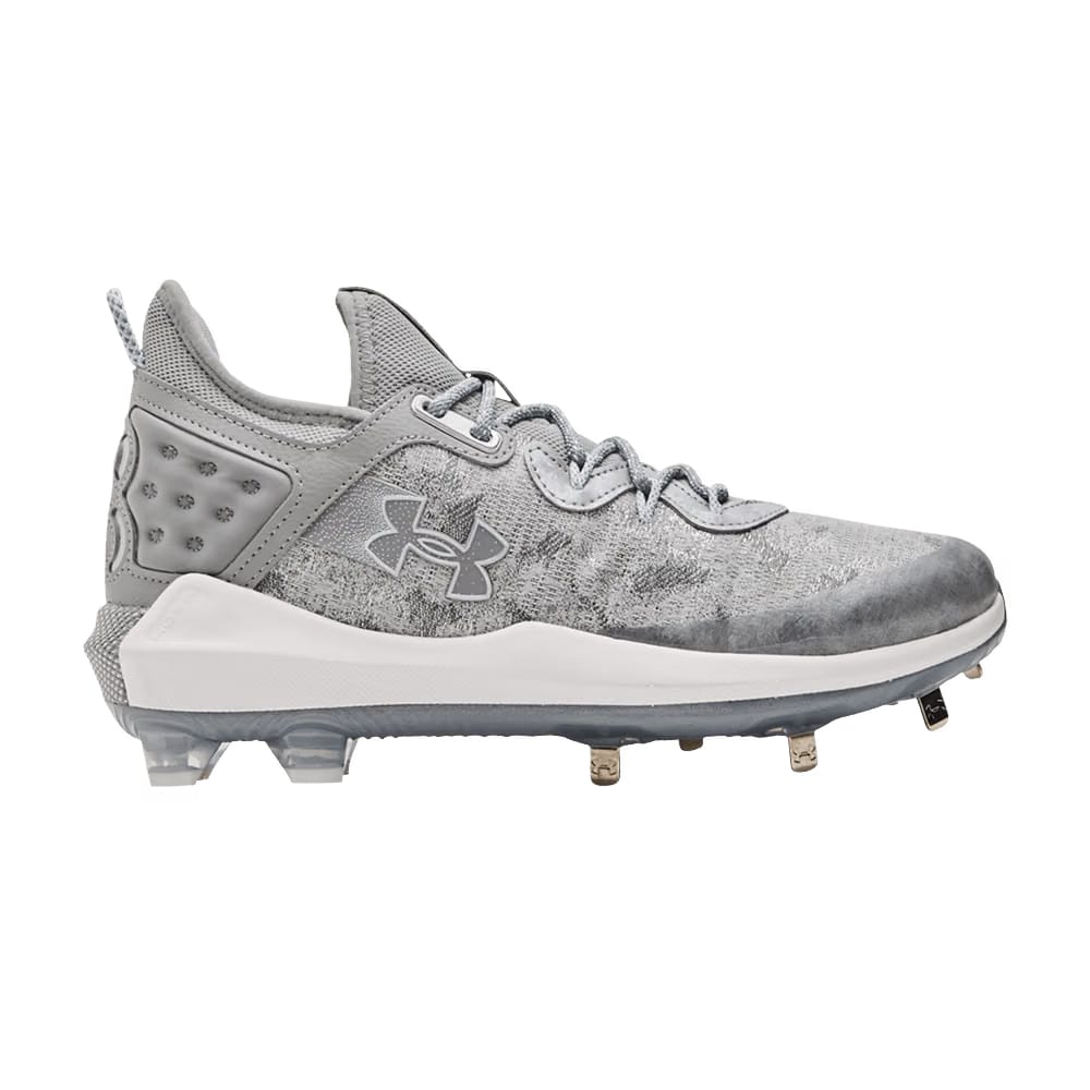 Under Armour Harper 8 Low ST Baseball Grey White