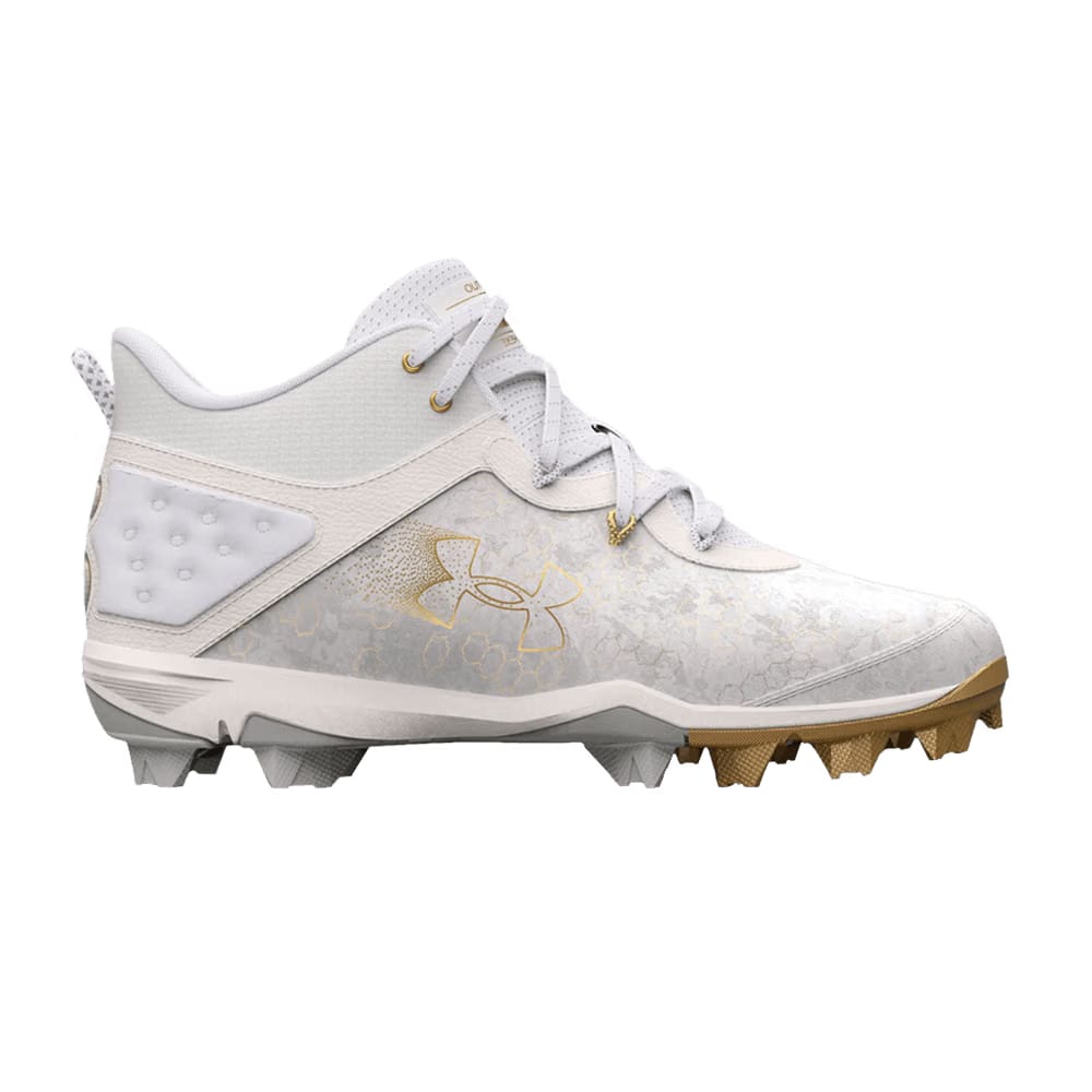 Under Armour Harper 8 Mid RM White Metallic Gold