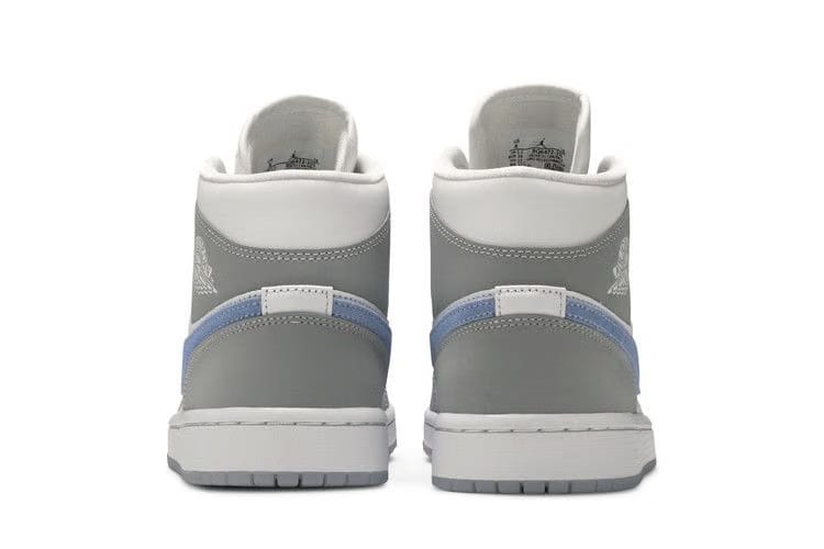 Wmns Air Jordan 1 Mid Wolf Grey Aluminum