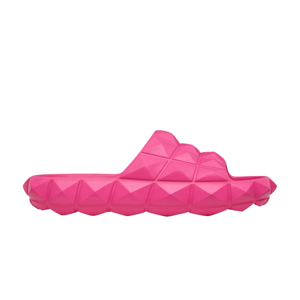 Rubber Wmns Roman Stud Turtle Slider 'Fuchsia'