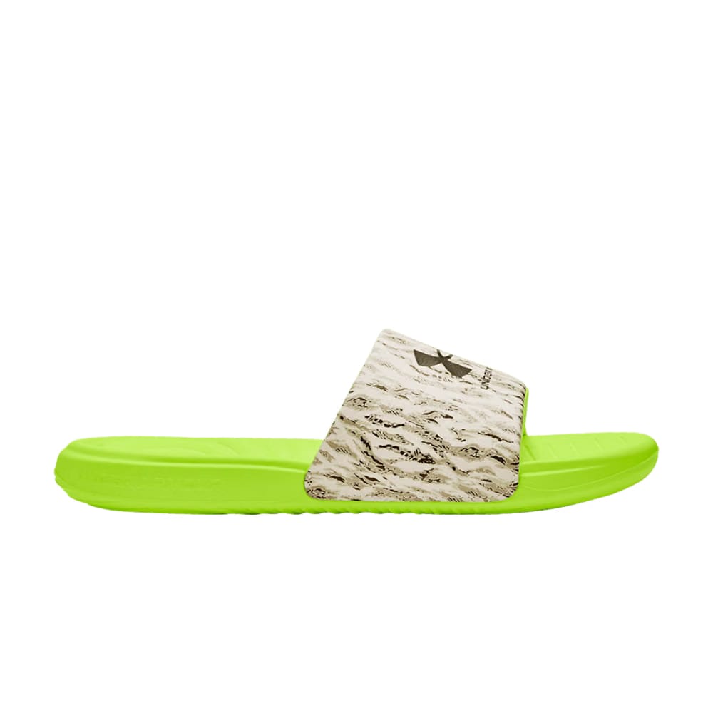 Under Armour Ansa Graphic Slide Lime Surge Tiger Camo