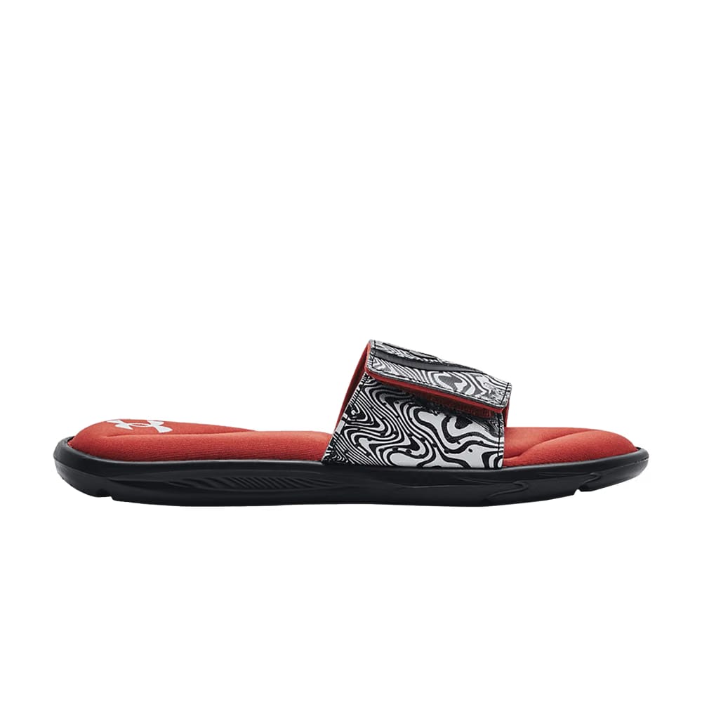 Under Armour Ignite 6 Graphic Strap Slide Psychedelic Stripe