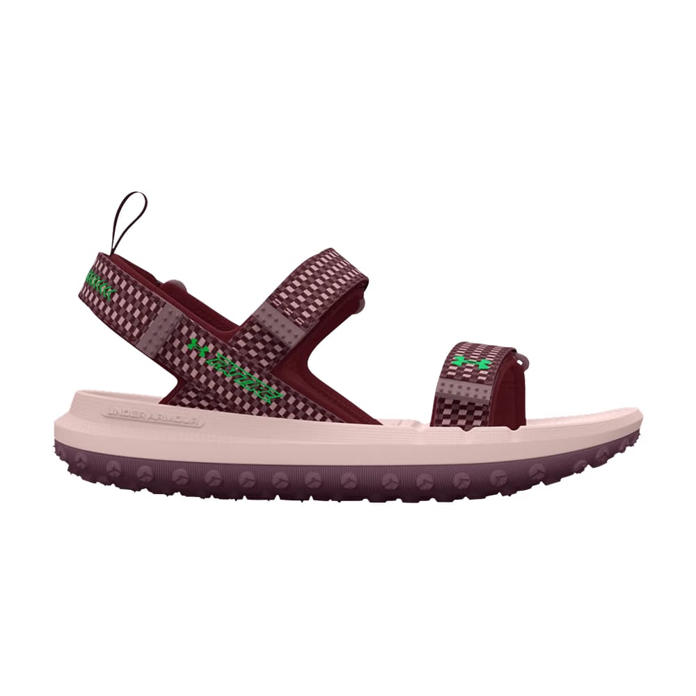 Under Armour Fat Tire Sandal Deep Red Misty Purple