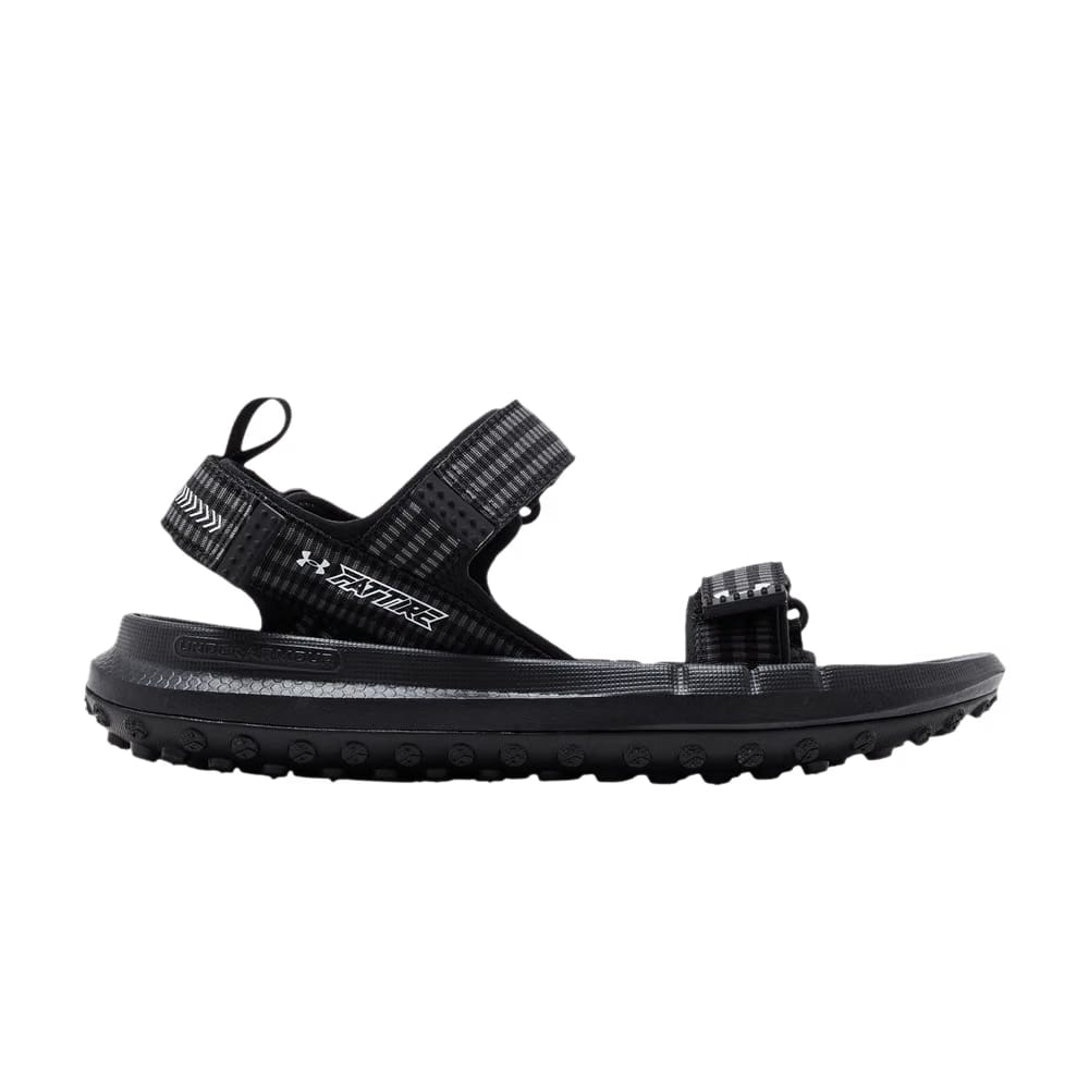 Under Armour Fat Tire Sandal Black White