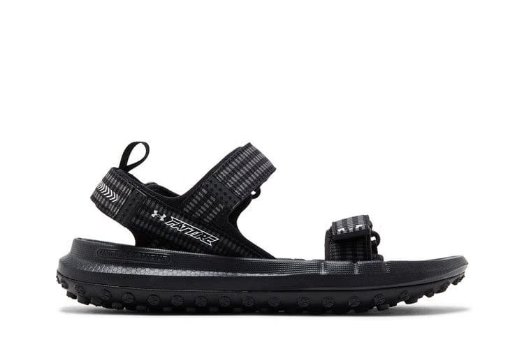 Under Armour Fat Tire Sandal Black White
