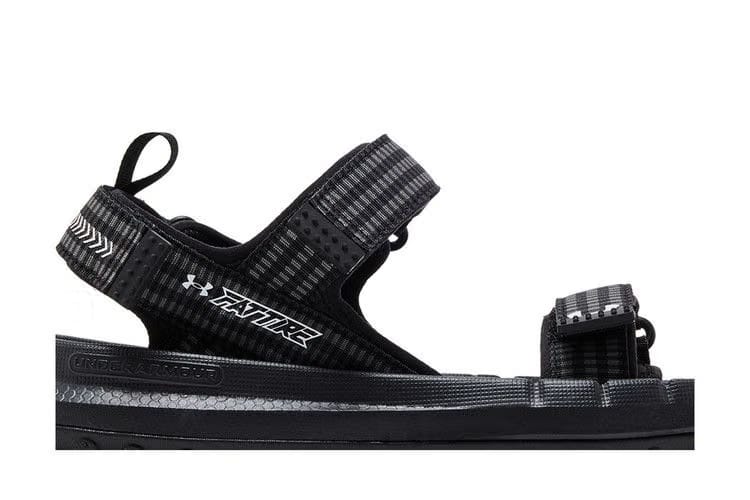 Under Armour Fat Tire Sandal Black White