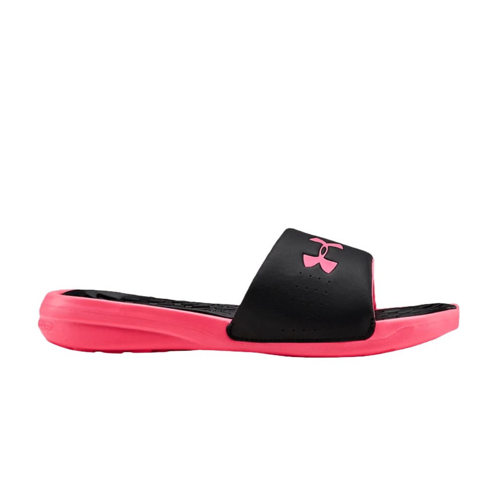 Under Armour Wmns Playmaker Fixed Strap Slide 'Black Pink'