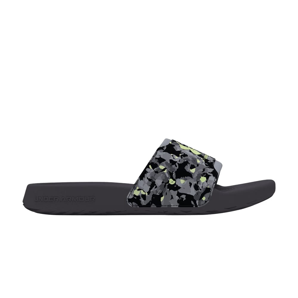Under Armour Ignite Select Graphic Slide Anthracite Retro Green Camo