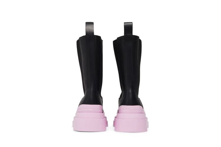 Bottega Veneta Wmns Tire Boot 'Black Gloss'