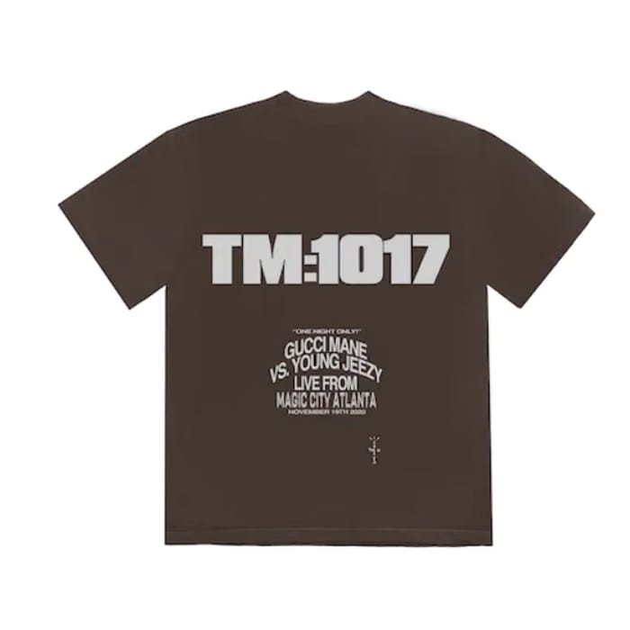 Travis Scott Cactus Jack For Verzuz TM:1017 T-Shirt Brown