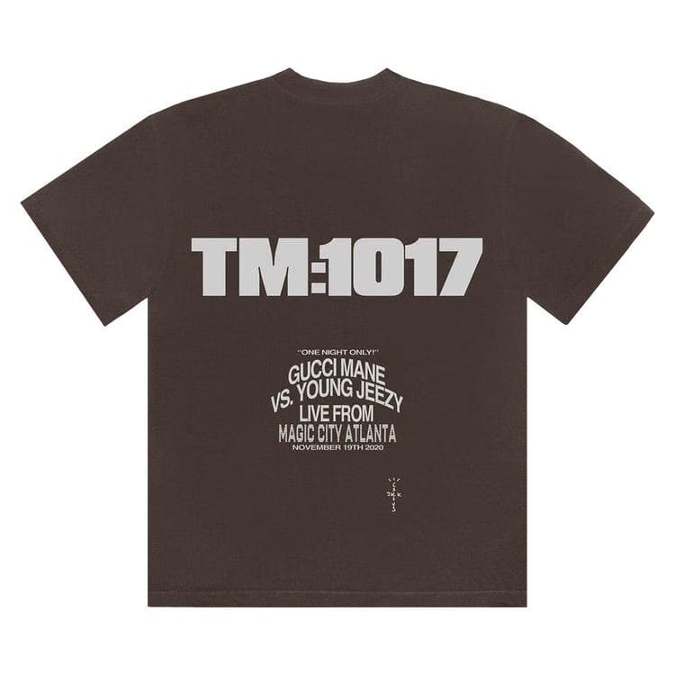 Travis Scott Cactus Jack For Verzuz TM:1017 T-Shirt Brown
