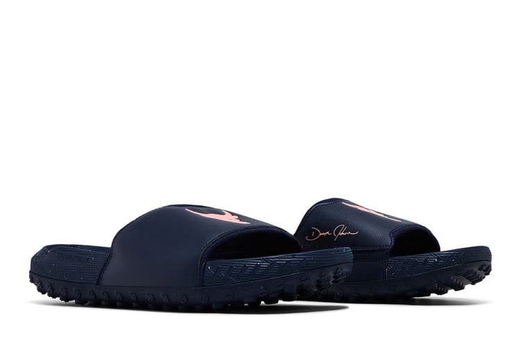 Under Armour Project Rock 3 Slide Midnight Navy Flare Orange