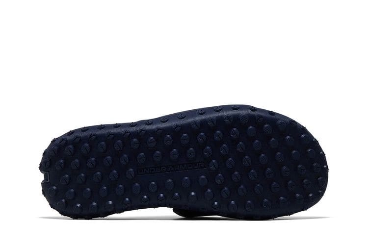 Under Armour Project Rock 3 Slide Midnight Navy Flare Orange
