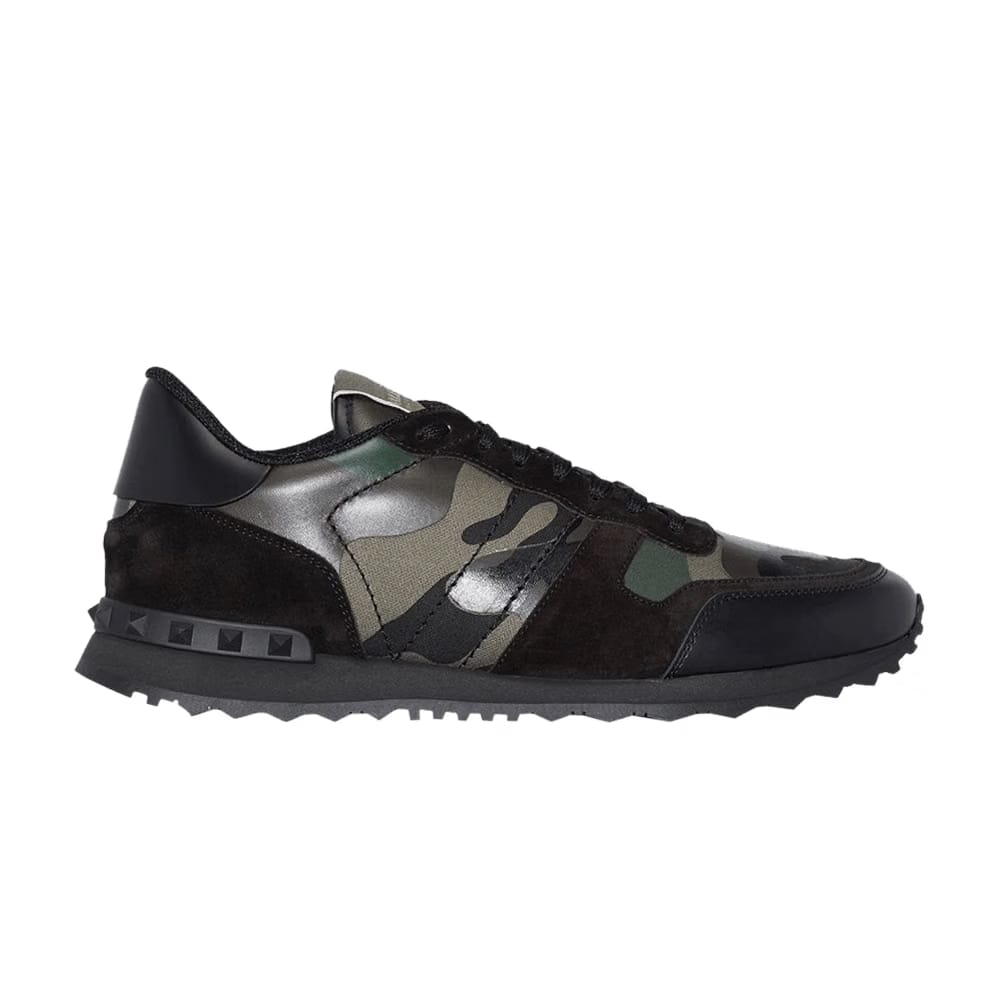 Valentino Rockrunner Black Army Green Camo