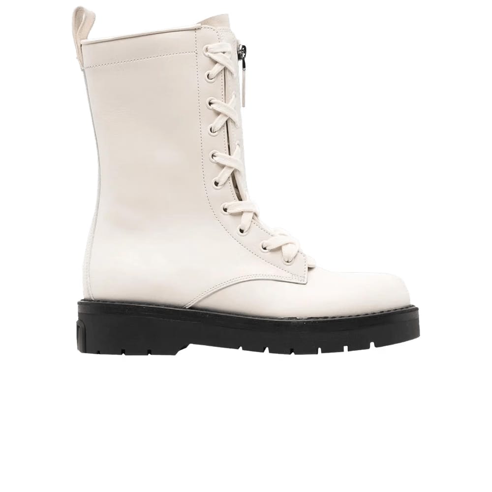 Valentino Wmns X Combat Leather Boot 'Neutrals'
