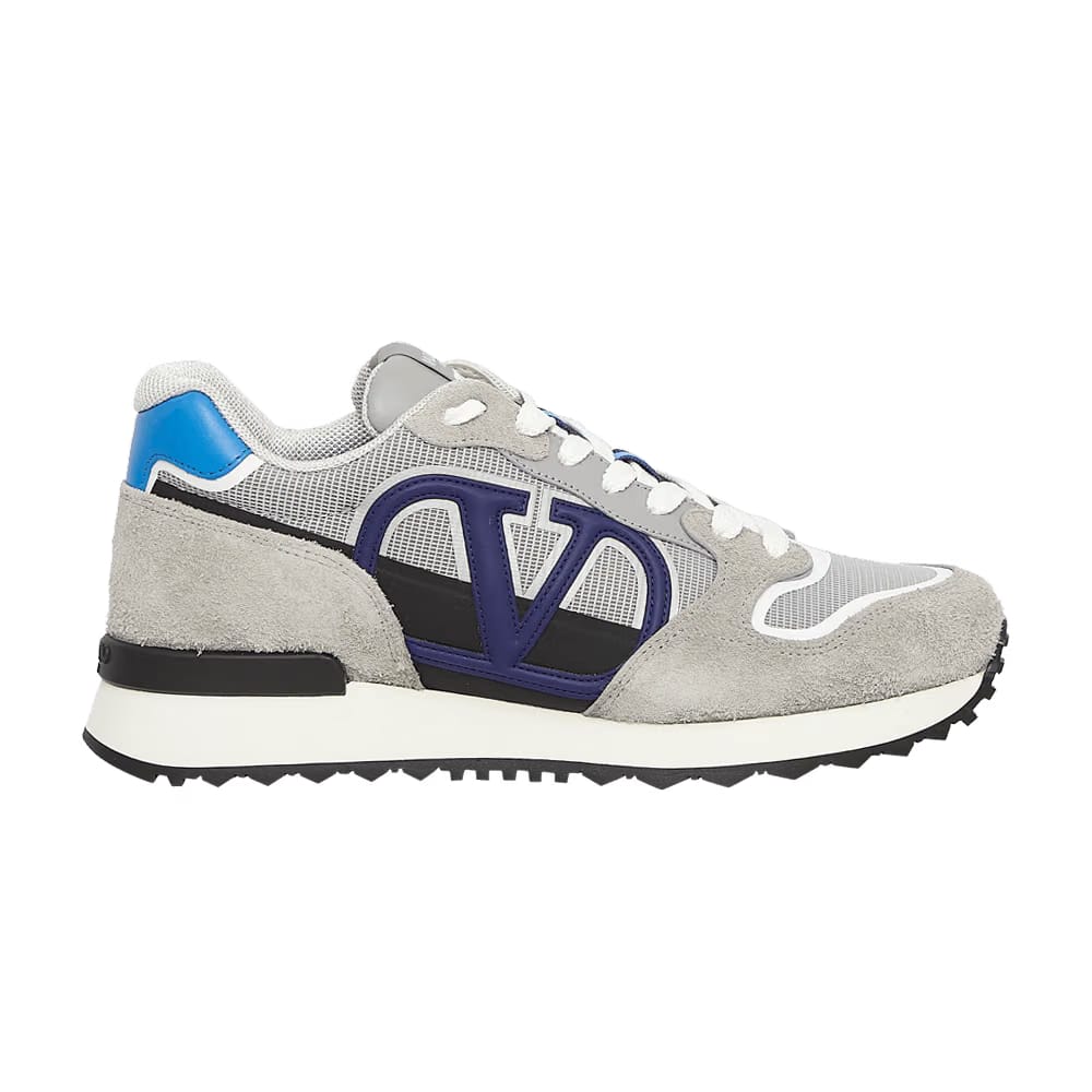Valentino V Logo Pace Sneaker Grey Blue