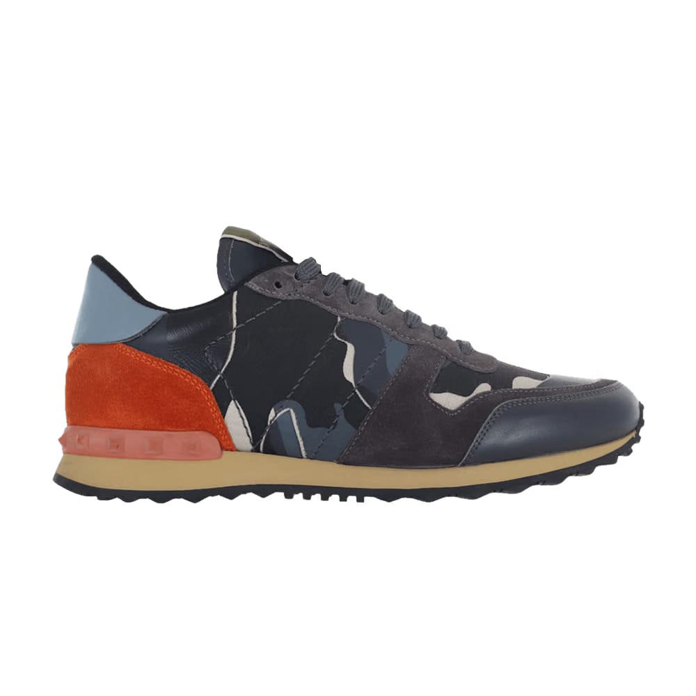 Valentino Rockrunner Light Grey Orange Camo