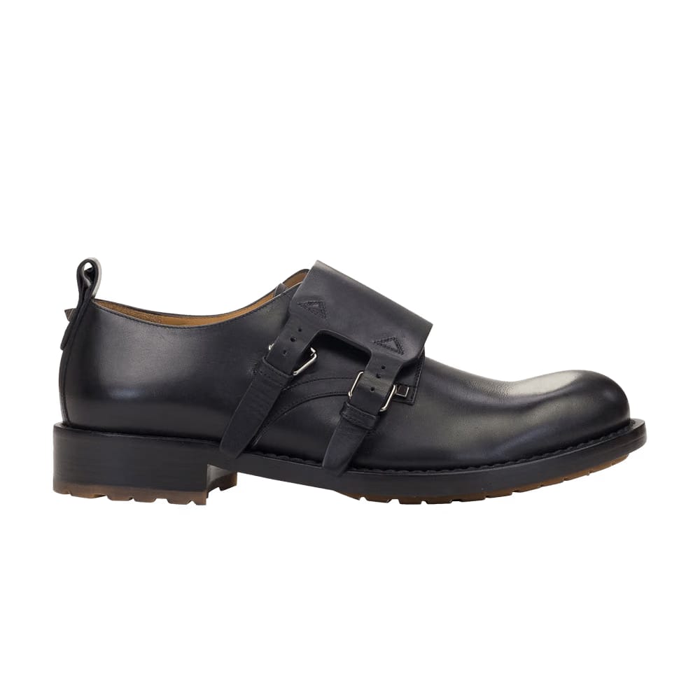 Valentino Garavani Double Monk Strap Shoe Black