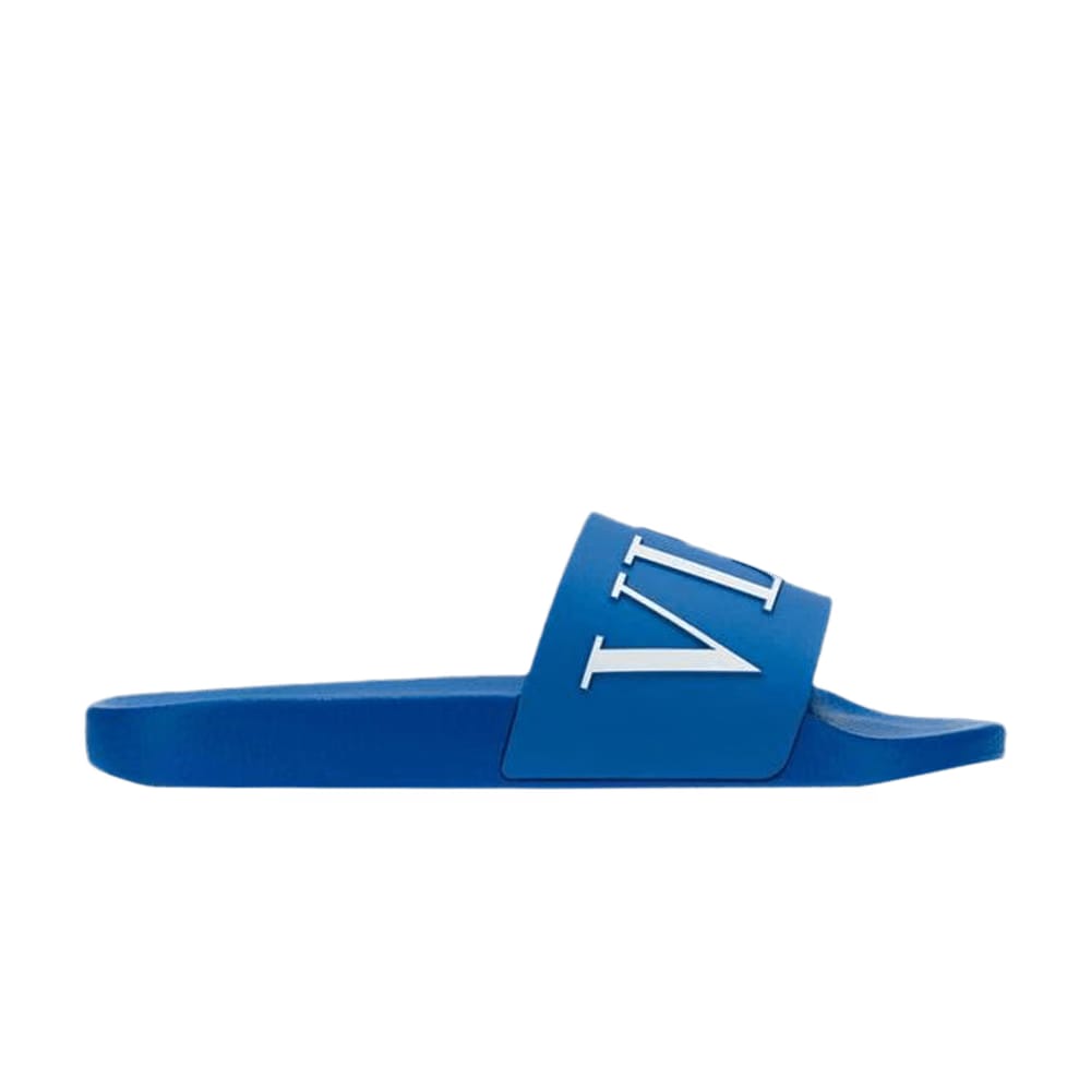 Valentino VLTN Rubber Slider Blue