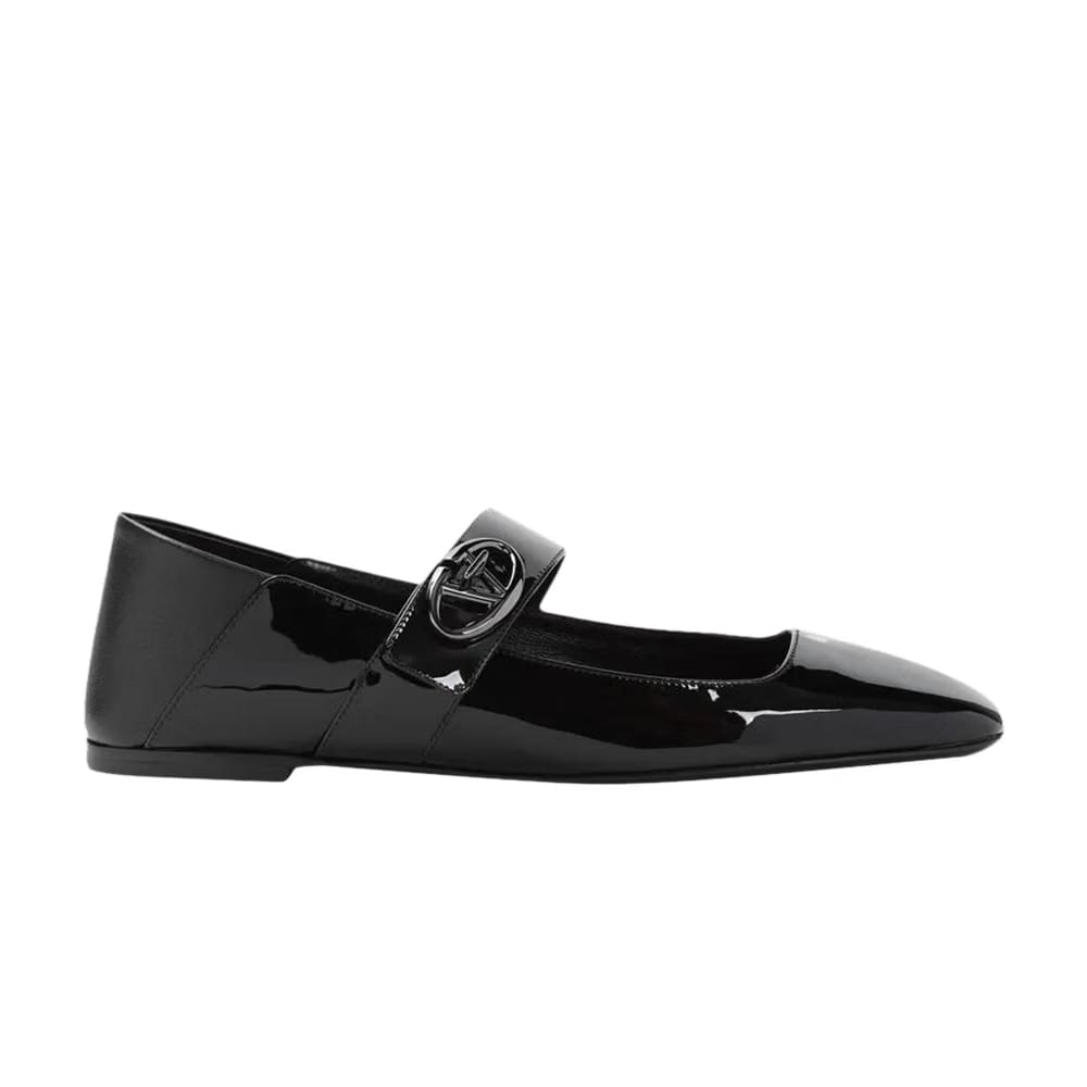 Valentino Garavani Wmns Vlogo Locker Mary Jane Flat 'Black'