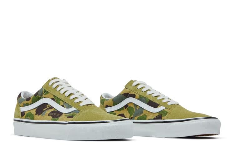 Vans BAPE x Old Skool 36 DX Green Camo