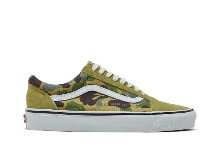 Vans BAPE x Old Skool 36 DX Green Camo