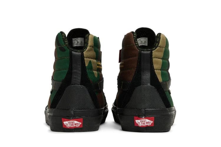 DEFCON x Vans Sk8-Hi Notchback GTX Black Woodland Camo