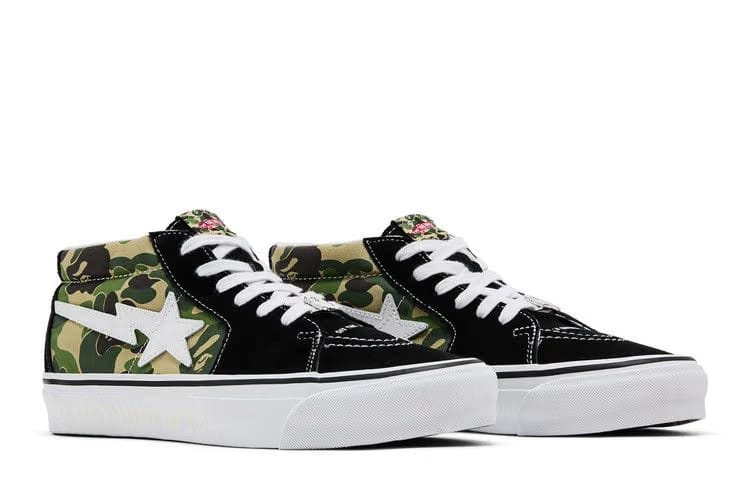 BAPE x Vans Sk8-Mid 83 ABC Camo