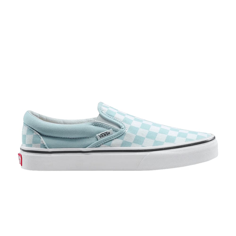 Vans Classic Slip-On Baby Blue Checkerboard
