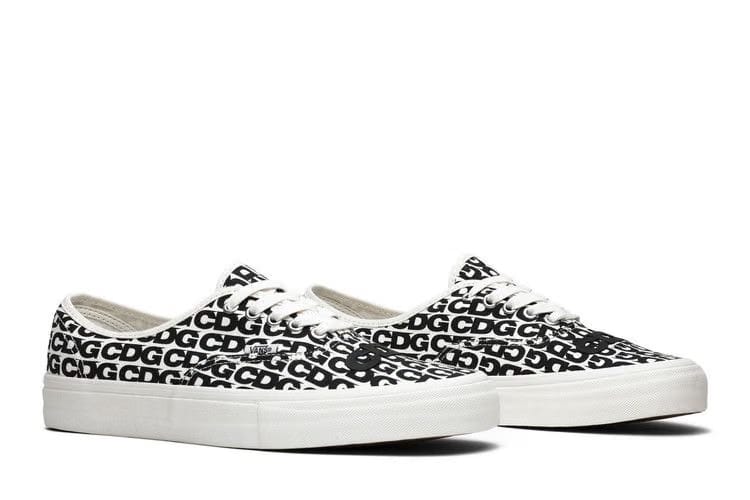 Comme des Garçons x Vans Authentic CDG Print - Black White 2018