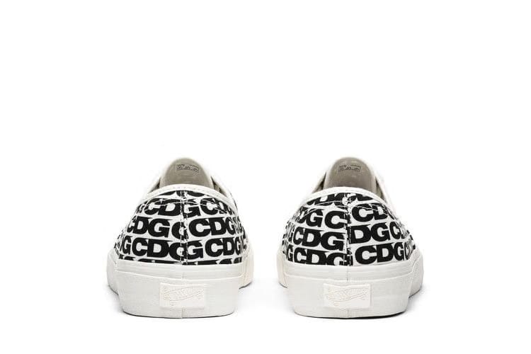 Comme des Garçons x Vans Authentic CDG Print - Black White 2018