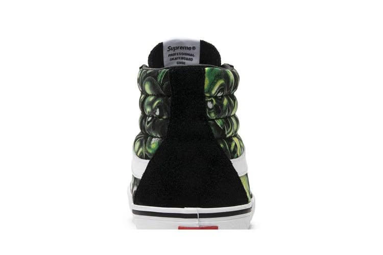 Vans Supreme x Sk8-Hi Glow-In-The-Dark Skull Pile