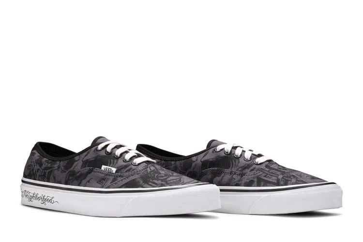 NEIGHBORHOOD x Mister Cartoon x Vans Authentic 44 DX Tattoo Print