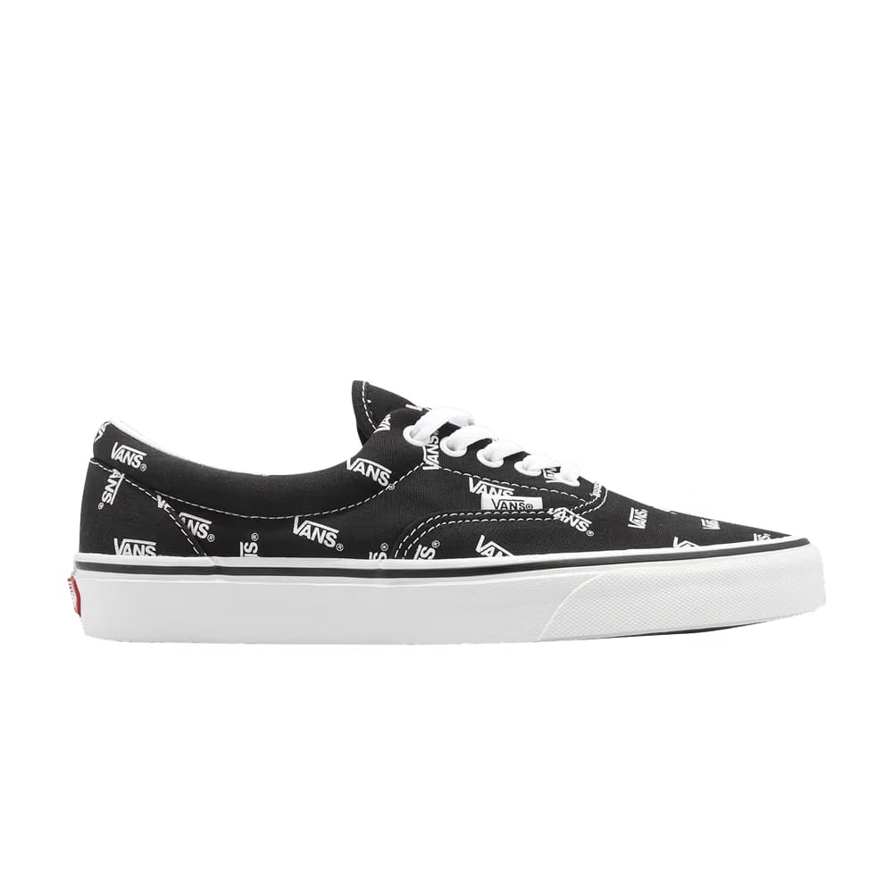 Vans Era Allover Logo - Black White