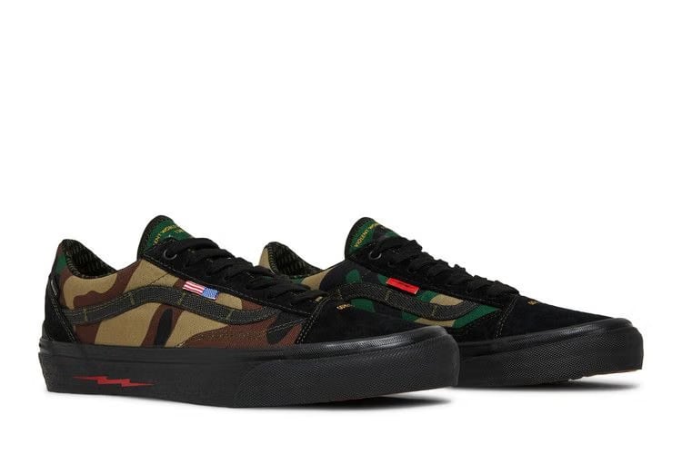 DEFCON x Vans Old Skool GTX Black Woodland Camo