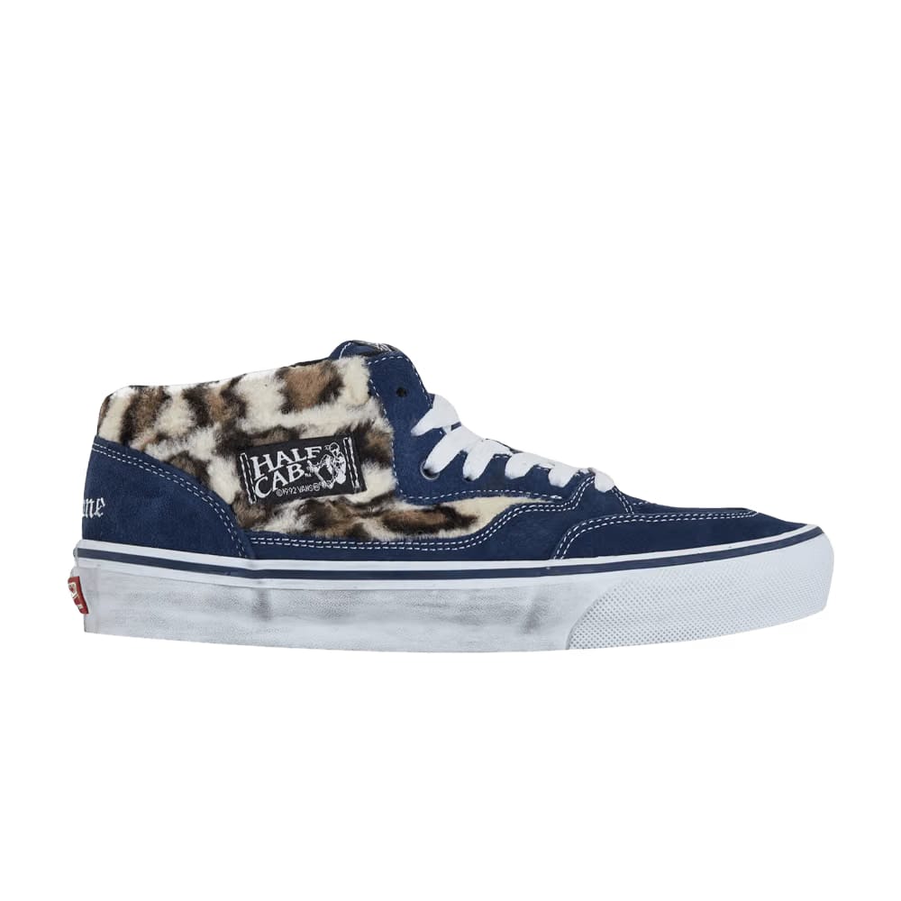 Supreme x Vans Skate Half Cab '92 Leopard Pack - Navy