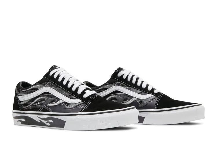 Vans A$ap Rocky x Old Skool Worldwide Pack - Black Flames