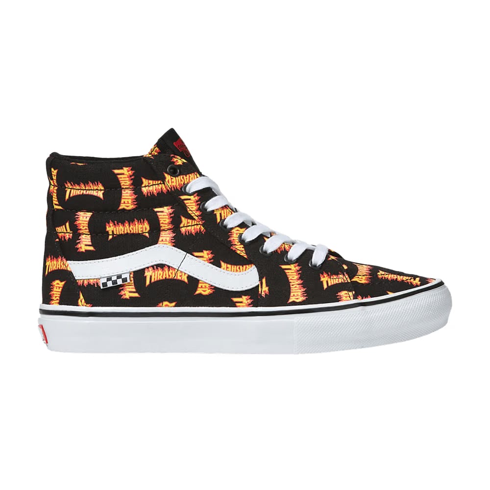 Thrasher x Vans Skate Sk8-Hi Allover Thrasher Logo