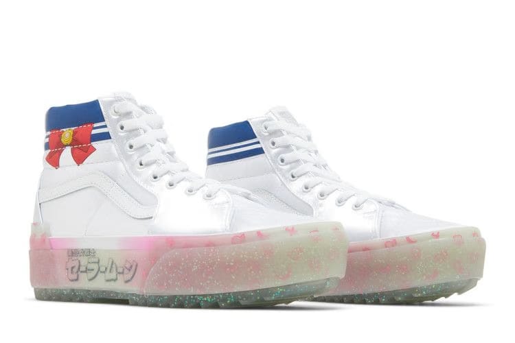 Vans Sailor Moon x Sk8-Hi Stacked Pretty Guardian - Silver