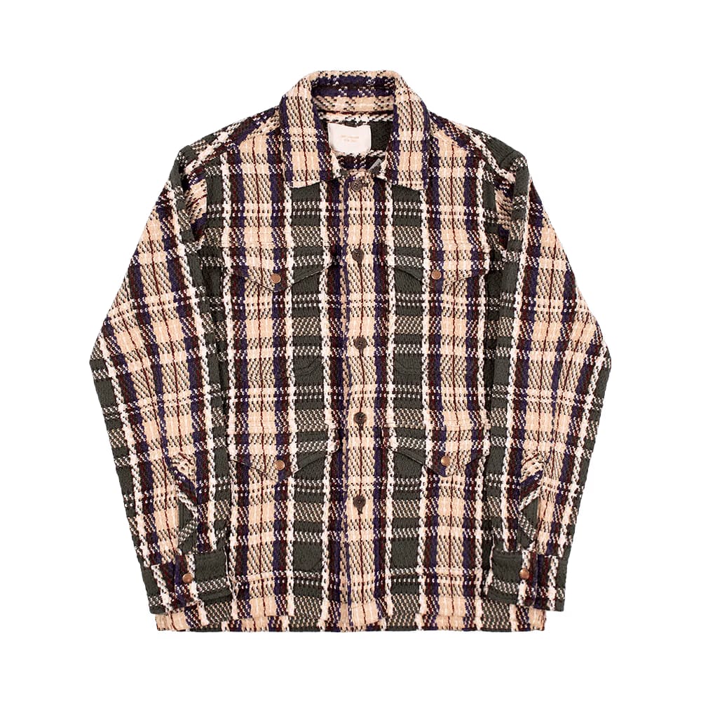 Aimé Leon Dore Plaid Shirt-Jacket Rosin Combo
