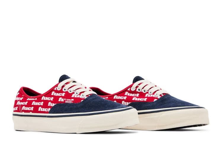 FUCT x Slam Jam x Vans Authentic Reissue 44 LX Red Marshmallow