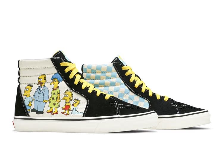 The Simpsons x Vans Sk8-Hi Simpsons Family 1987-2020