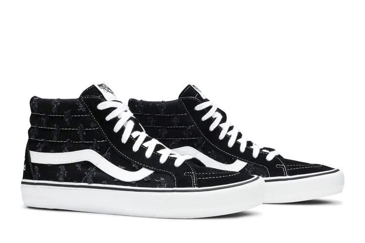 Supreme x Vans Sk8-Hi Black Hole Punch Denim