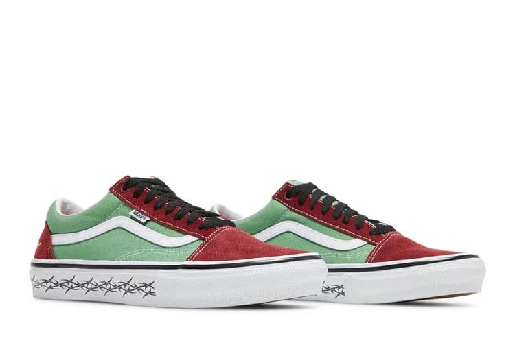 Supreme x Vans Old Skool Barbed Wire - Green