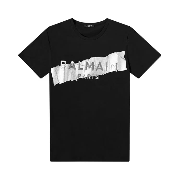Balmain Embossed Logo T-Shirt Black