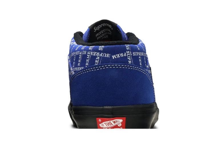 Supreme x Vans Half Cab Pro '92 Logo Pattern - Royal Blue